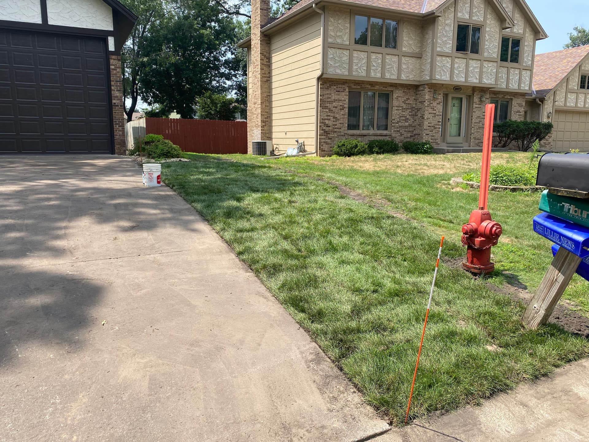 Gallery photos for From Bare Dirt to Green Lawn with Fresh Sod Installation: Image #1