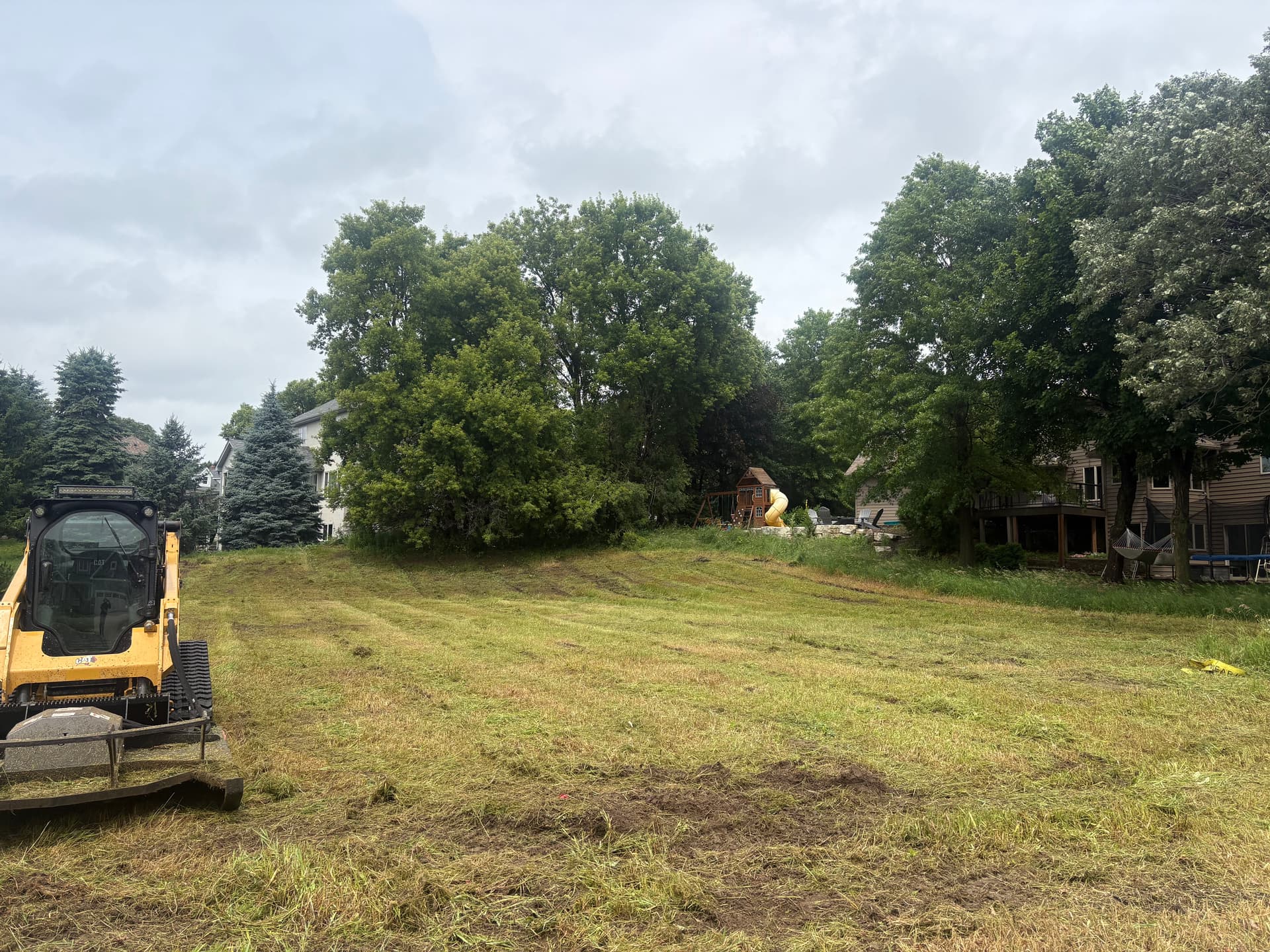 Gallery photos for Brush Hogging an Overgrown Vacant Lot Back to Life: Image #1