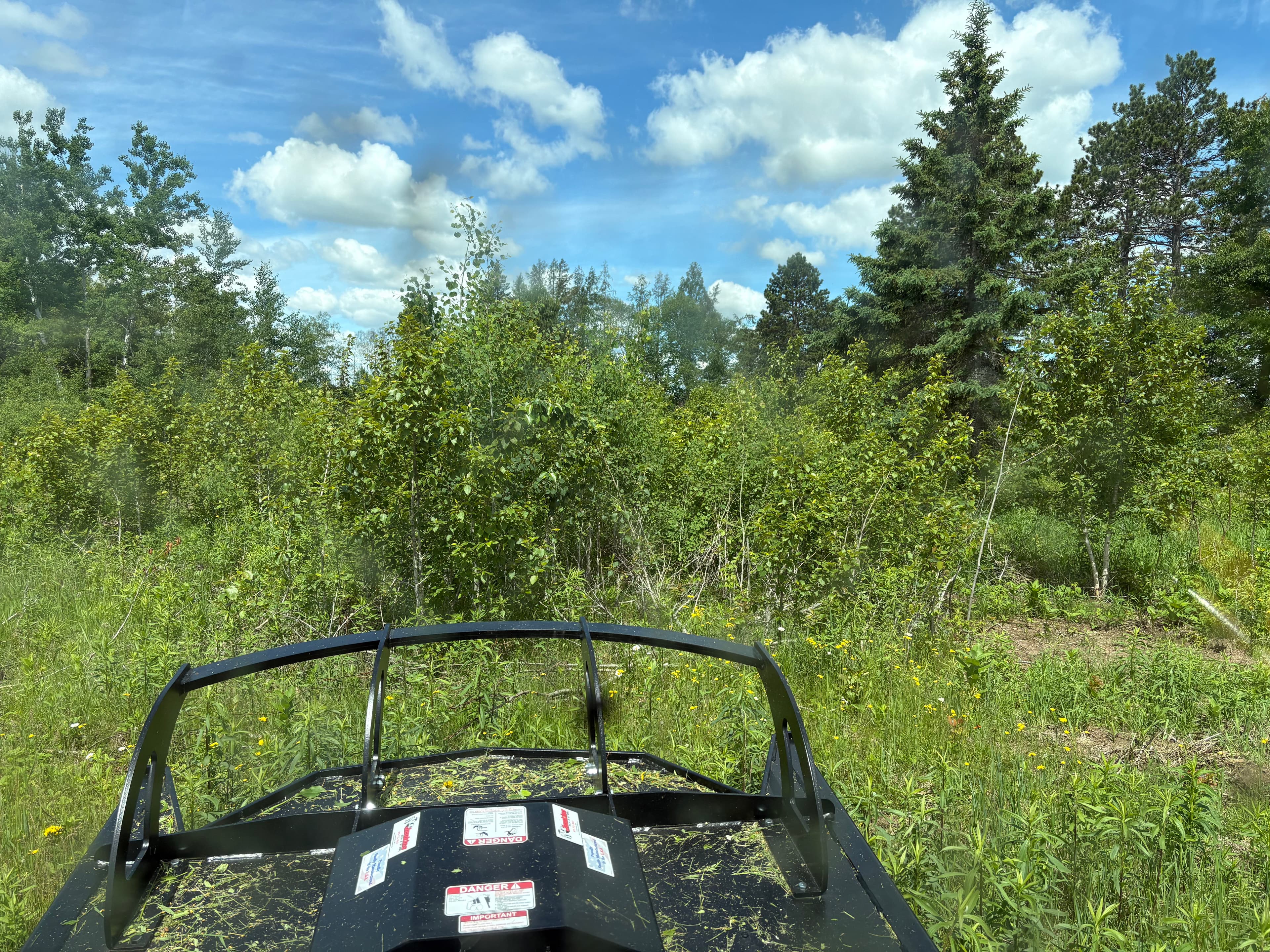 Project Brush Hogging Clears Thick Overgrowth and Opens Up Land image