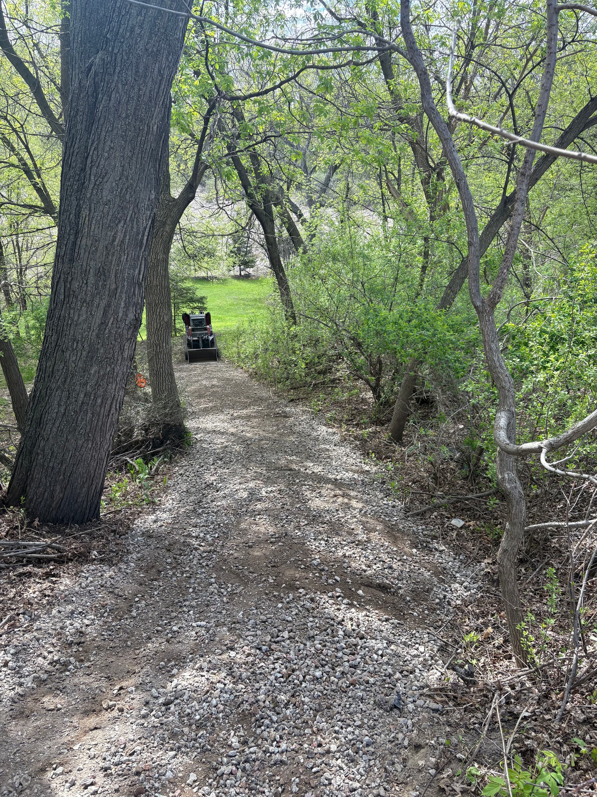 Class 5 Gravel Path Built for Sloped Yard Access image