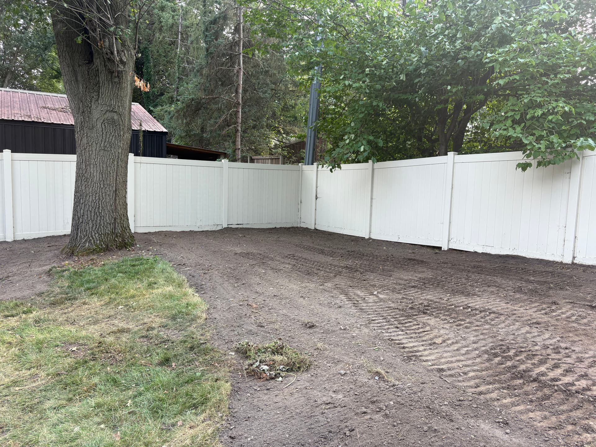 Backyard Brush Clearing and Sod Installation Done Right image